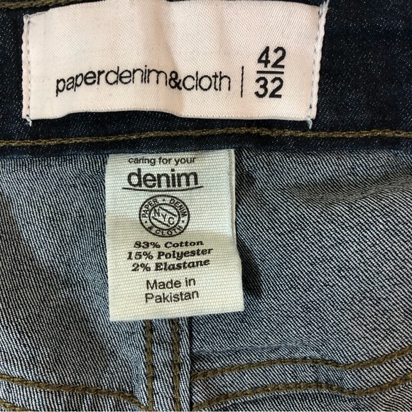 Paper Denim Cloth NWT men’s blue jeans 42/32 - Picture 3 of 4